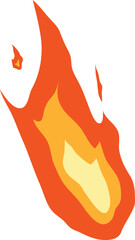 Dynamic Fire Vector Elements for Creative Designs