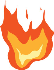 Dynamic Fire Vector Elements for Creative Designs