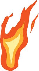 Dynamic Fire Vector Elements for Creative Designs