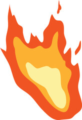 Dynamic Fire Vector Elements for Creative Designs