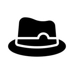 hat glyph icon