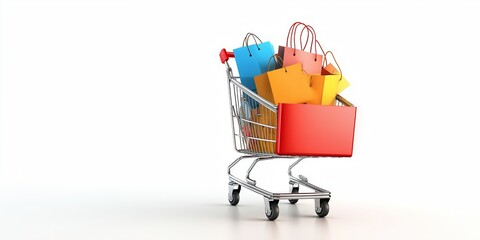 Online Shopping image.Generated by AI.