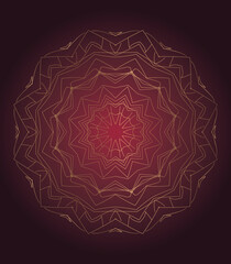 Color Mandala design