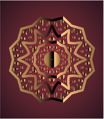 Color Mandala design