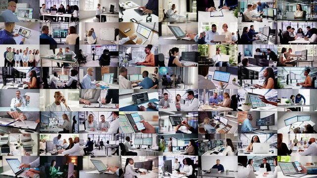 Diverse Business People Working