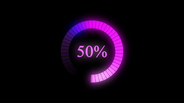 Chargement - fond vert, Loading - cercle icon