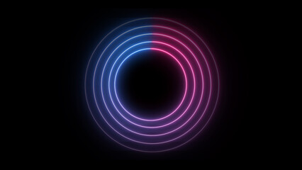 Abstract multi-colored bright background circle