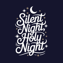 Christmas T-shirt Typography Vector Illustration Art Design