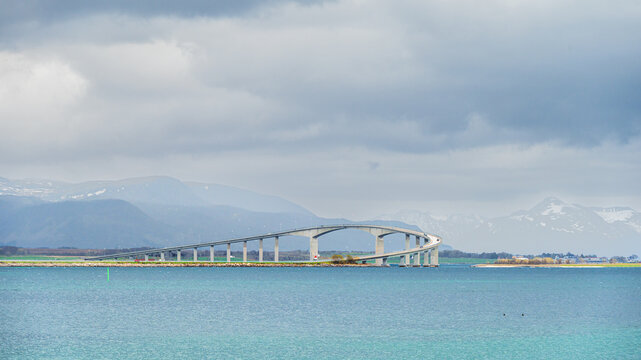 stokmarknes bridge, Vesteralen Islands, Norway
