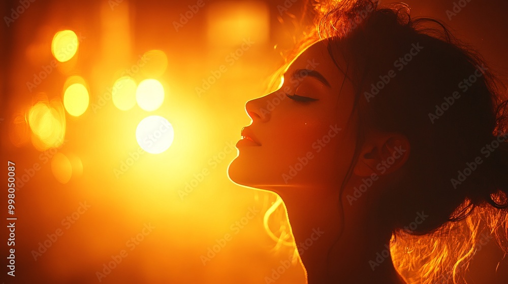 Poster a young influencer creating content on how to achieve a dewy makeup look while surrounded by high-qu