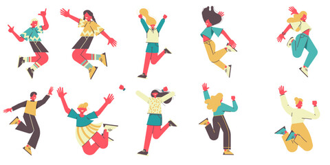 Celebrate People Illustration Set