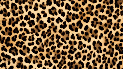 Fototapeta premium leopard print wild cat fur brown background modern design