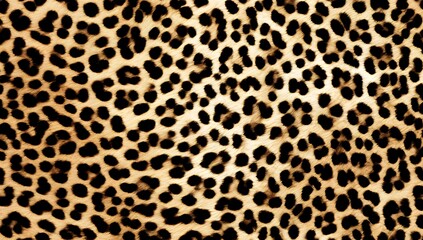 leopard print wild cat fur brown background modern design