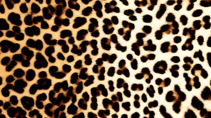 Fototapeta premium leopard print wild cat fur brown background modern design