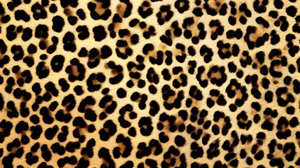leopard print wild cat fur brown background modern design
