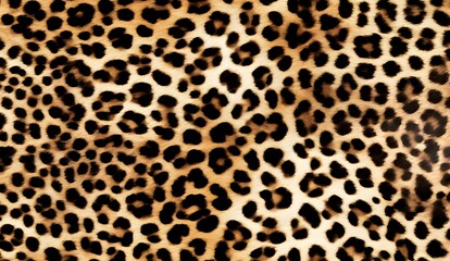 leopard print wild cat fur brown background modern design