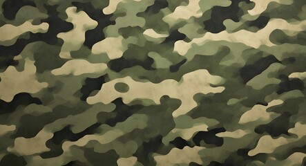 Fototapeta premium modern camouflage green background stylish print