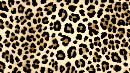 leopard texture real cat hair fashion design