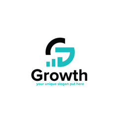 Letter G Marketing Logo Design (Vector EPS) A geometric, financial growth consulting logo featuring the letter "G." Ideal for marketing and financial businesses.