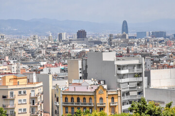 Fototapeta premium Spain. City of Barcelona. Summer 2024