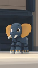Cute Cartoon Elephant Robot Toy
