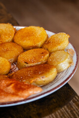 bravas potatoes in the Catalan way, D’TAPAS, Palamós, Girona, Catalonia, Spain