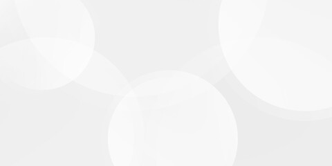 Abstract white glowing geometric lines on gray background. Modern shiny circle light abstract