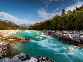 river in the mountains