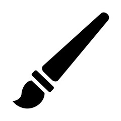 digital design brush solid icon