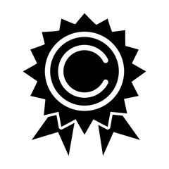 intellectual band glyph icon