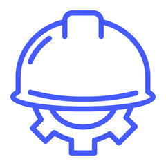 Standard Operational Procedures for work safety color icon