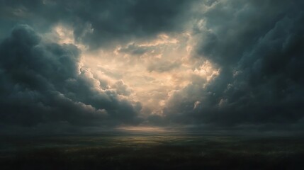 Obraz premium Dreamlike Skies: A Journey Through Artistic and Natural Clouds Across Eras