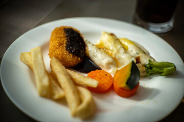 お皿に盛られたご馳走