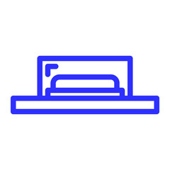 emergency button color icon