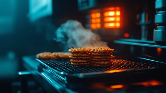 Retrofuture food replicator producing nostalgic treats