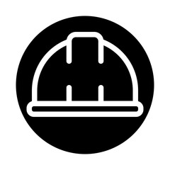 helmet area solid icon