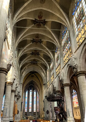  Church of our lady of victories at the sablon in Brussels, Belgium