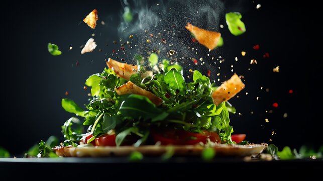 Retrofuture sonicenhanced food with accompanying soundscape