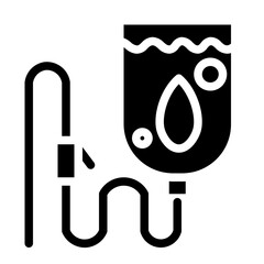 infusion fluid  solid icon