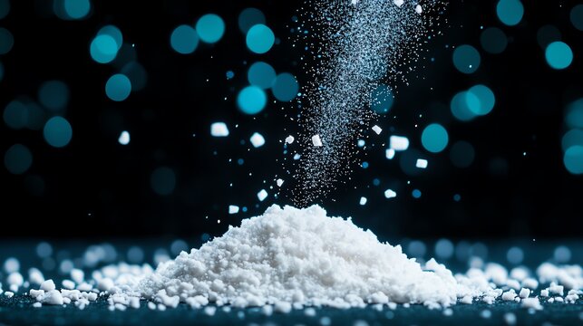 Zerowaste snow made from powdered vegetable sidestreamsr
