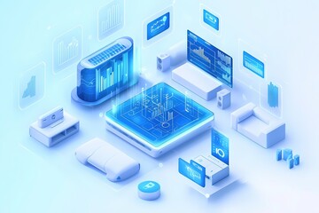 Isometric Smart Home Diagram