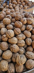 background of walnuts