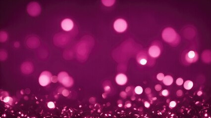 Bokeh Lights Over Dark Maroon Background