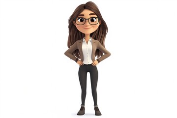 Fototapeta premium Virtual image of a female interior designer