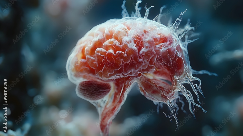 Poster visualizing fetal brain development in the second trimester