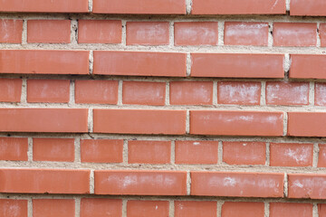 Obraz premium wall with red brick background