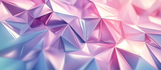 Obraz premium Colorful Abstract Geometric Background in Pastel Tones
