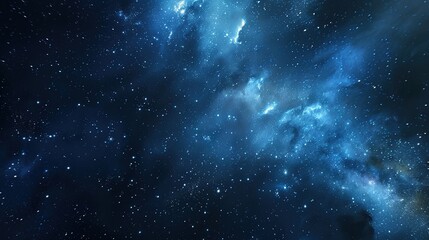 Fototapeta premium Vector Abstract, science, futuristic, energy technology concept. Digital image of light rays, stripes lines with blue light background