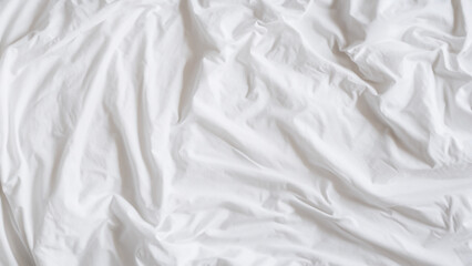 Obraz premium White bed sheet