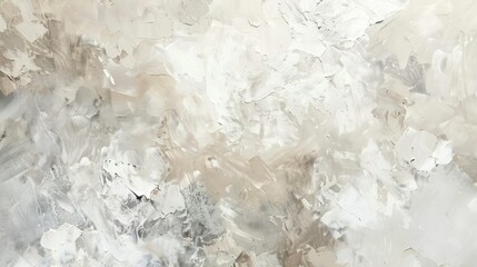 Fototapeta premium Abstract texture in soft muted tones of white and beige, creating a calming and elegant backdrop